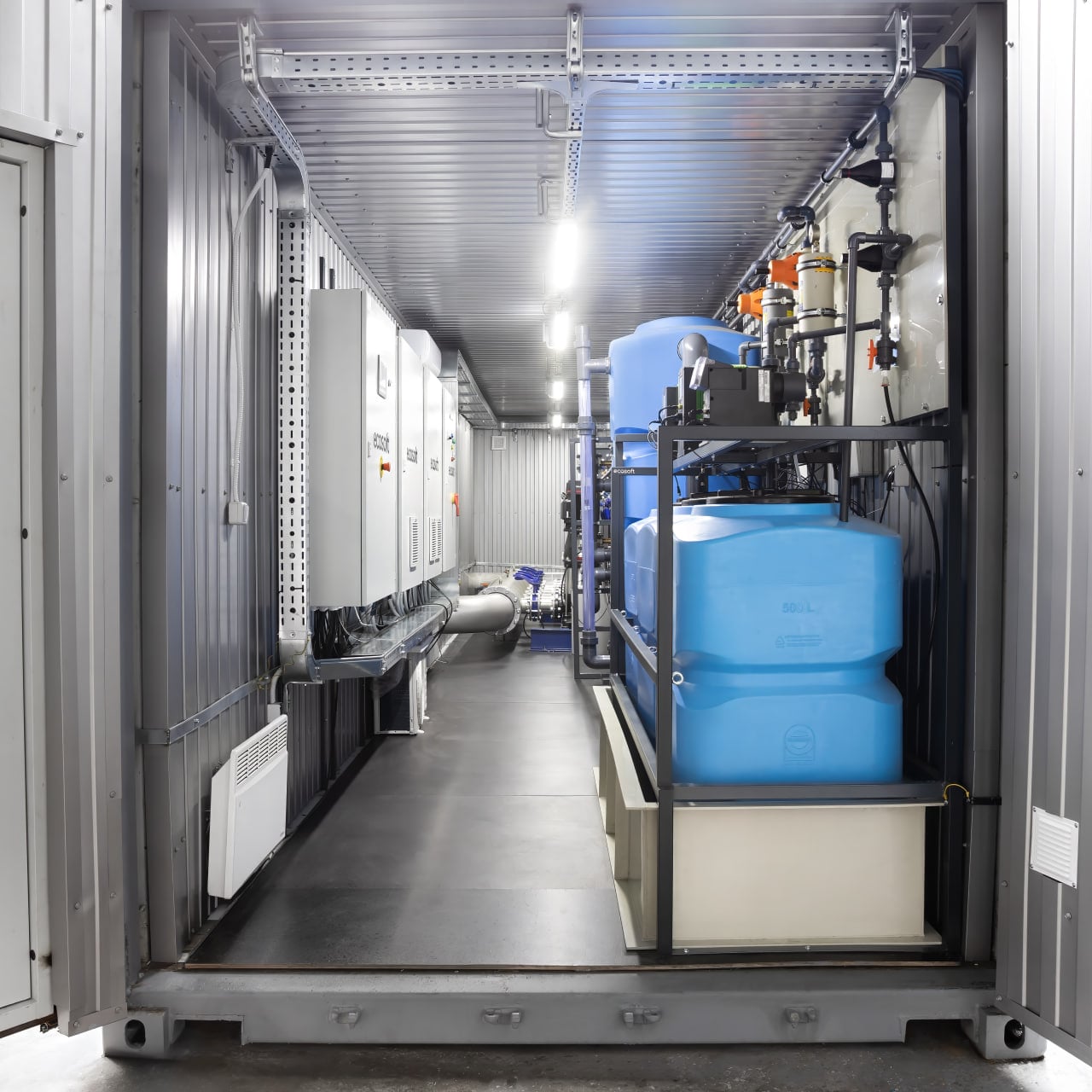 Containerised Water Treatment and Process Control System