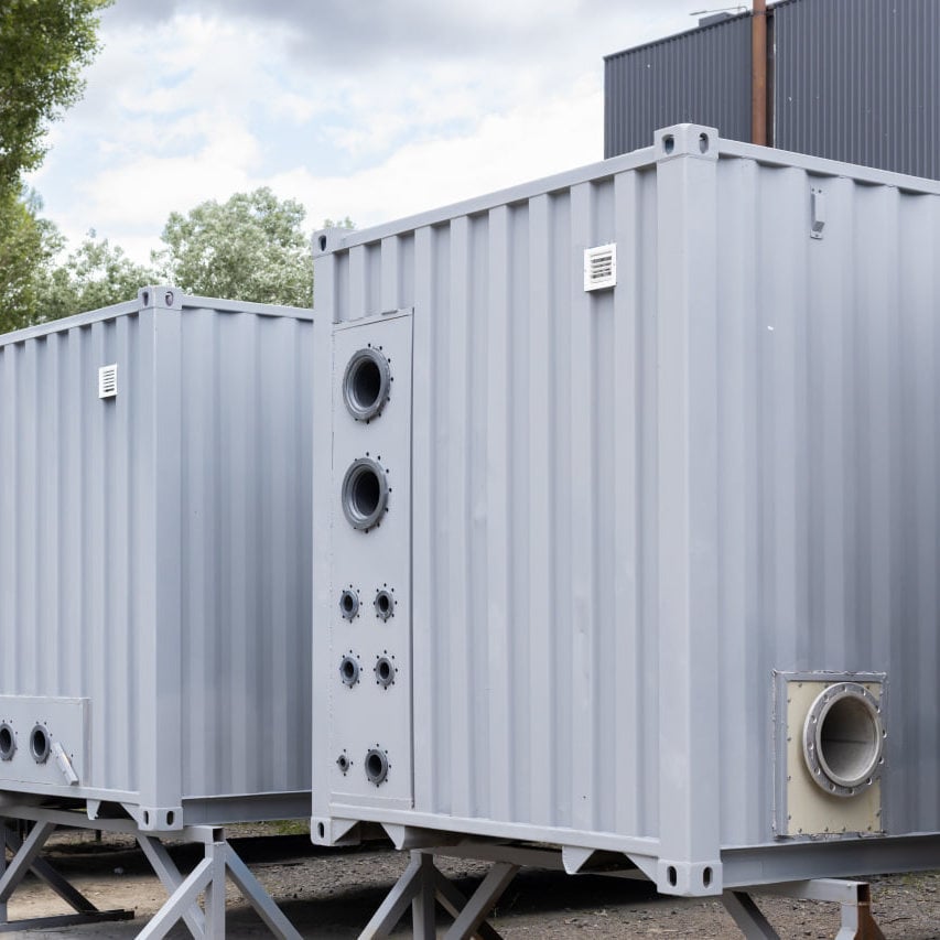 Impianto containerizzato per il trattamento industriale dell’acqua per una rapida integrazione in sito