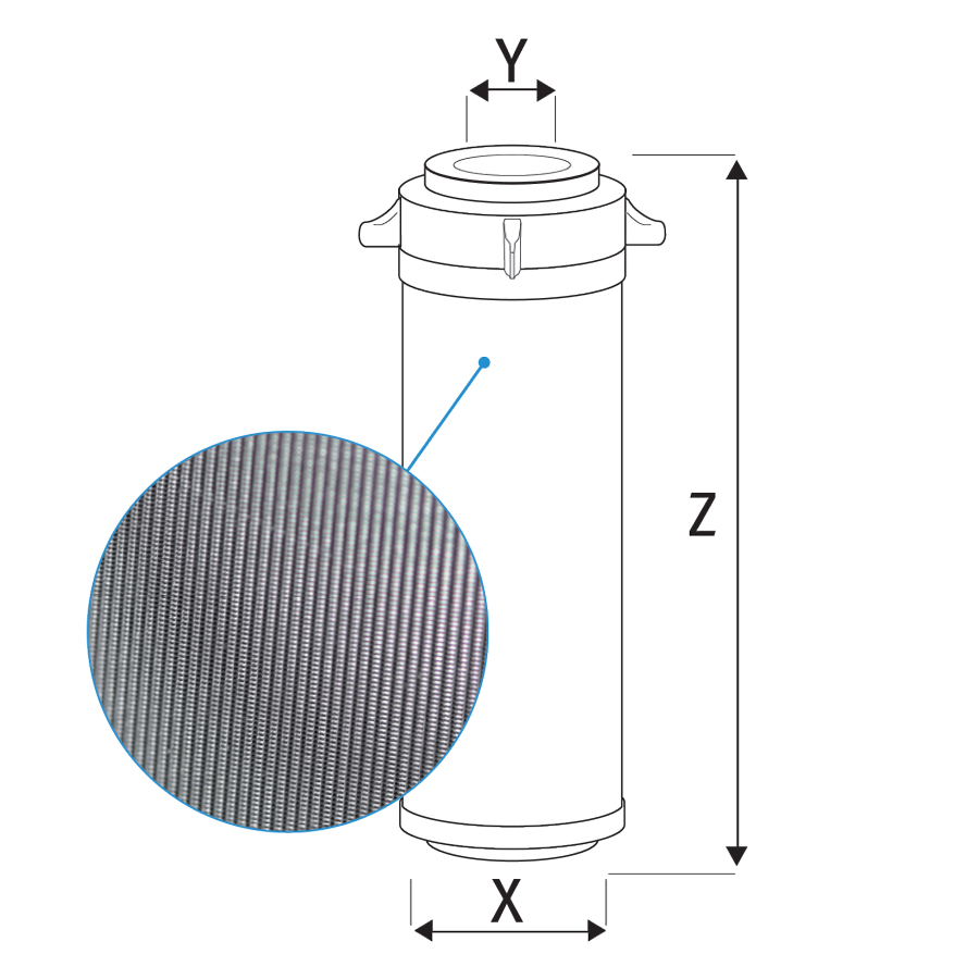 66167b652e8ddad48ee986eb_CXRL-304.png CXRL Filter cartridge with stainless steel 304 net