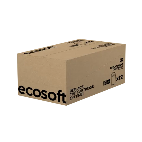Ecosoft cartridges for water filter jug,12 pack