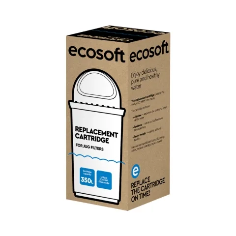 Ecosoft cartridge for water filter jug