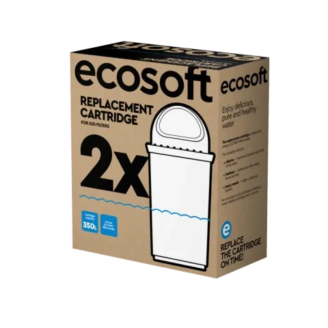 Ecosoft cartridges for water filter jug, 2 pack