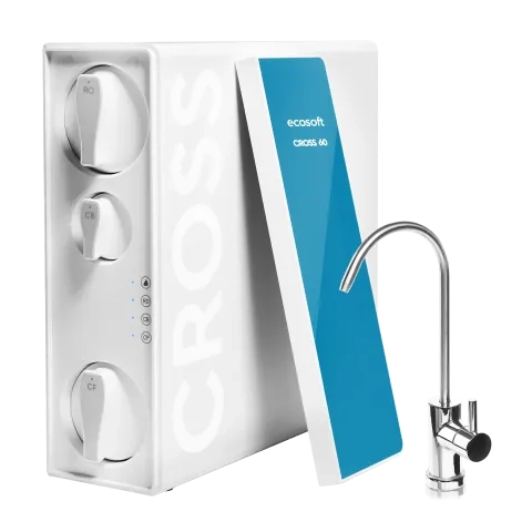 Ecosoft CROSS 60 direct flow reverse osmosis filter
