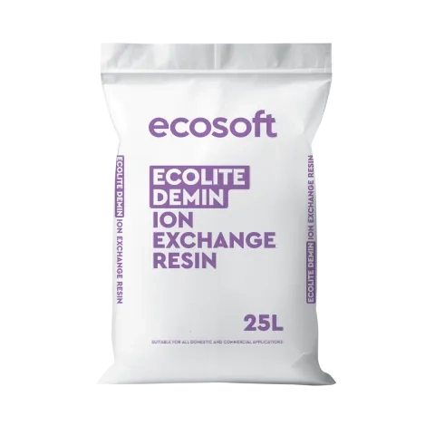 Ecosoft Ecolite Demin equilibrated mixed bed ion exchange resin 25 L