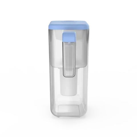 Slim Blue water filter jug
