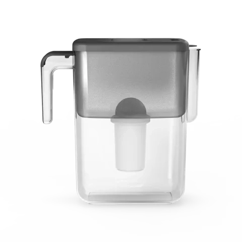 Slim Grey water filter jug