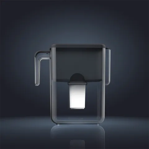Slim Grey water filter jug