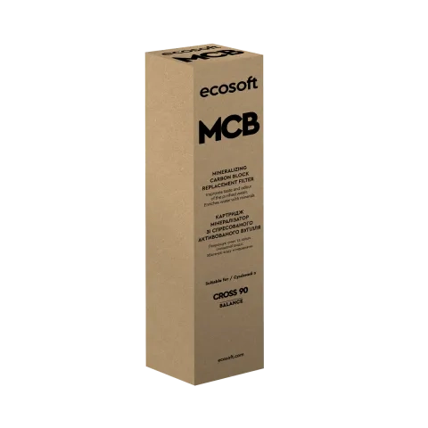Bloque de carbón Ecosoft MCB y postfiltro mineralizador para balanza CROSS 90