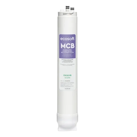 Bloque de carbón Ecosoft MCB y postfiltro mineralizador para balanza CROSS 90