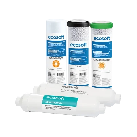 P'URE AquaCalcium Mint set di 5 filtri di ricambio PP5-GAC-CTO-AQUACALCIUM MINT- POST