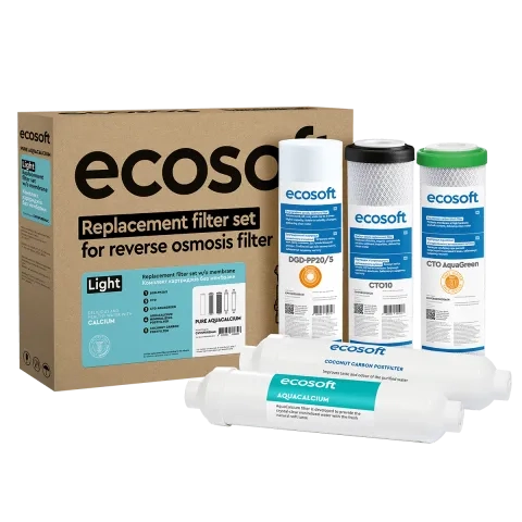 P'URE AquaCalcium Mint set di 5 filtri di ricambio PP5-GAC-CTO-AQUACALCIUM MINT- POST