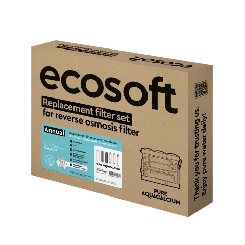P'URE AquaCalcium Mint confezione da 6 filtri di ricambio PP5-GAC-CTO-75GPD-AQUACALCIUM MINT-POST