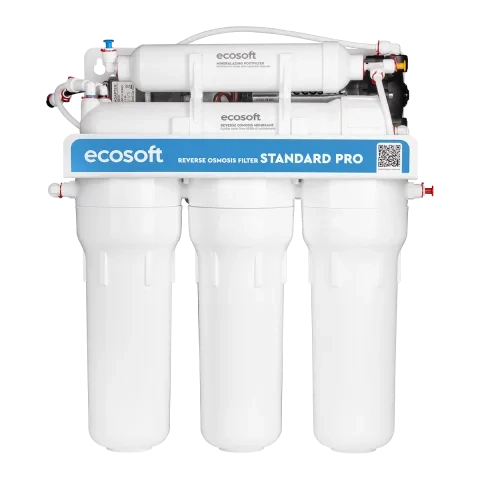 Ecosoft Standard PRO reverse osmosis filter with mineralization and pump