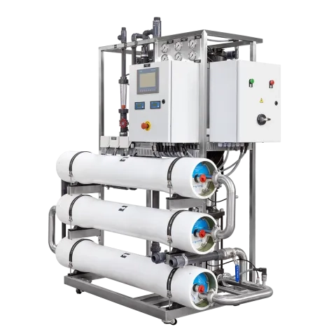 Ecosoft INOX MO3 8" reverse osmosis system with Siemens controller