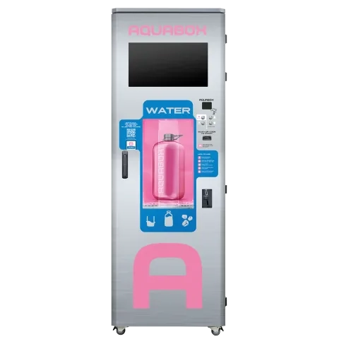 Máquina expendedora de agua por ósmosis inversa Ecosoft INOX AQUABOX 150 A