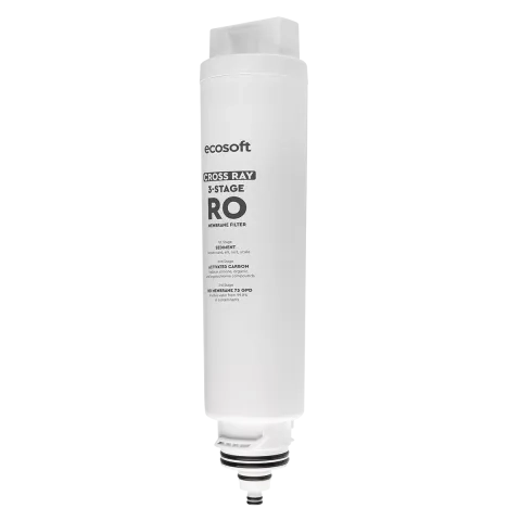 Filtro de sustitución para el sistema de ósmosis inversa de sobremesa Ecosoft CROSS RAY