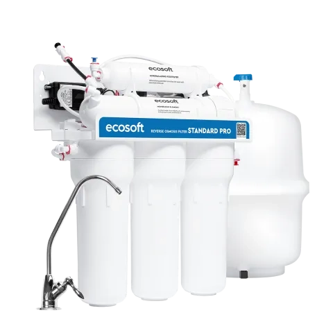 Ecosoft Standard PRO reverse osmosis filter with mineralization and pump