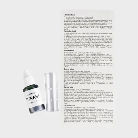 Kit de test Ecosoft pour la dureté totale