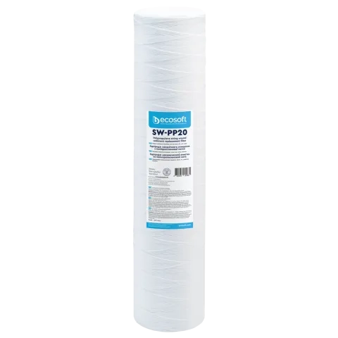 Ecosoft PP string wound sediment filter 4.5″×20″ 5 micron