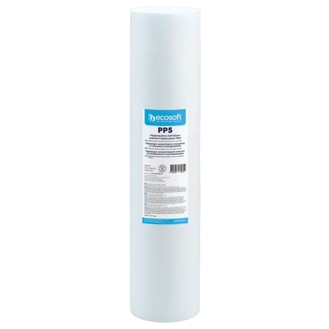 PP smeltgeblazen sedimentfilter BB20 4,5″×20″ 5 micron