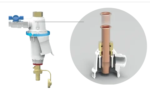 FLEXO PRO PA filter with brass insert ¾" – 800 micron