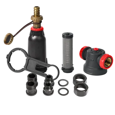 Self-cleaning PA-R filter with cartridge, connection ½” FM and ¾” M
