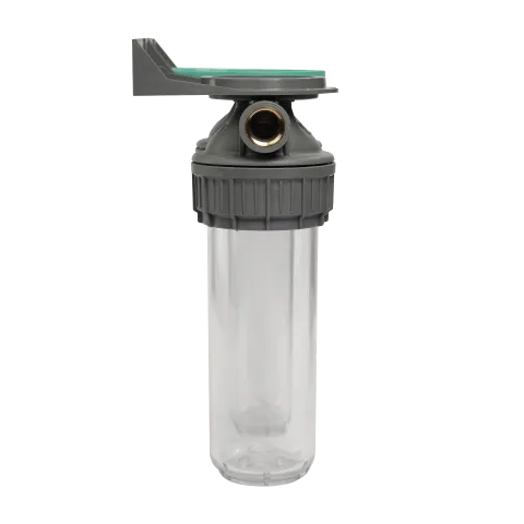 Ecosoft 3P Grey Duplex 10" filter housing, connection 1"