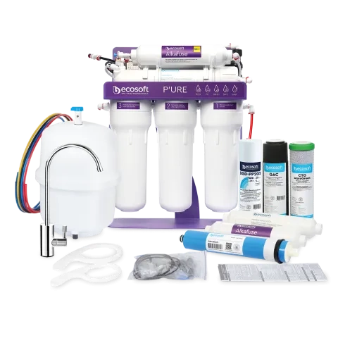 PURE Alkafuse reverse osmosis filter with pump