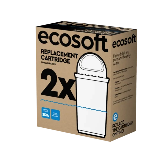 Set of Ecosoft cartridges for Water Filter Jug 2 pcs