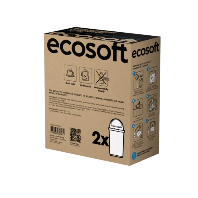 Set of Ecosoft cartridges for Water Filter Jug 2 pcs