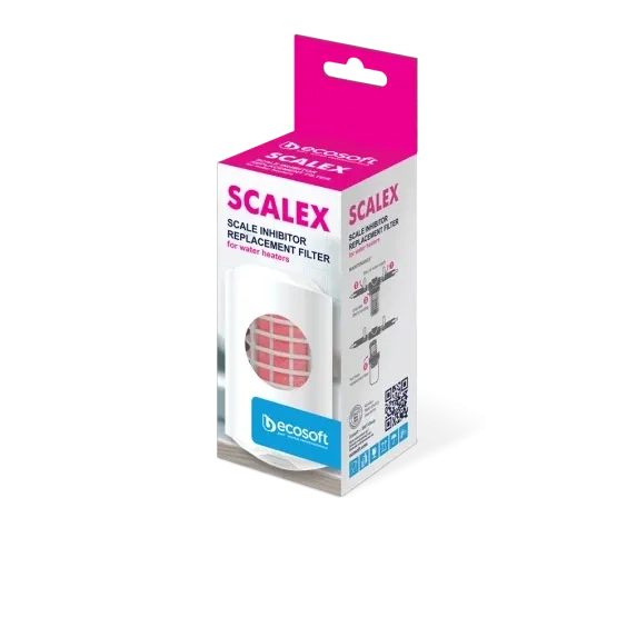 Scalex cartridge for water heaters filters