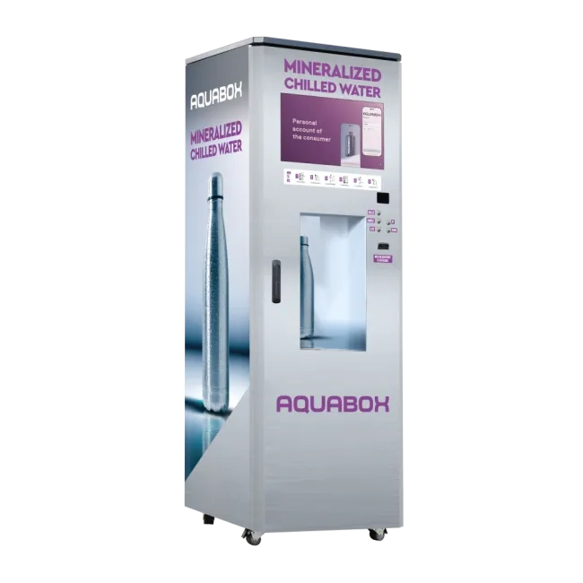 Reverse osmosis water vending machine AQUABOX 4.0