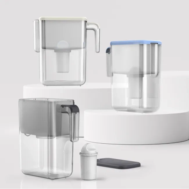 Slim Blue water filter jug