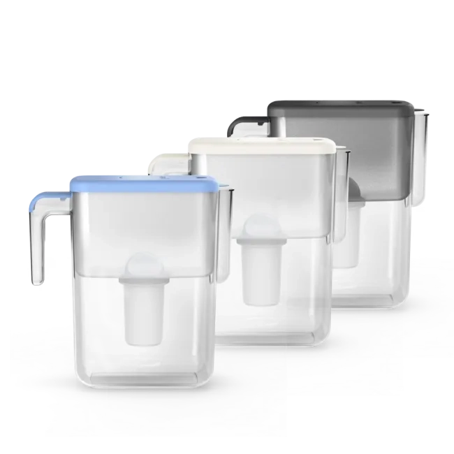 Slim Blue water filter jug