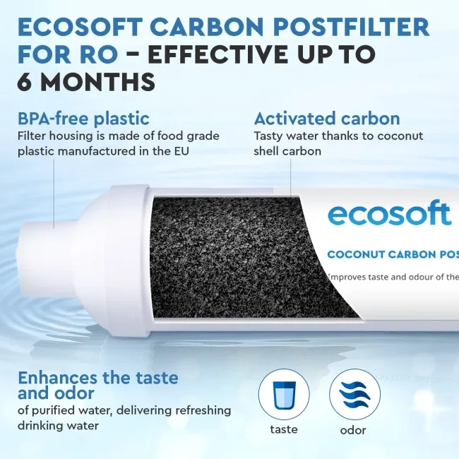 Ecosoft carbon postfilter for RO filter