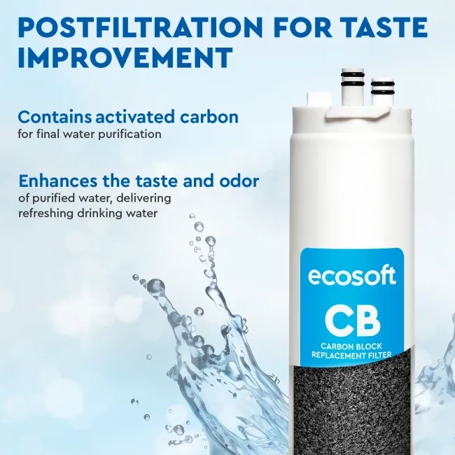 Ecosoft CB carbon block postfilter for CROSS 60/90 filters