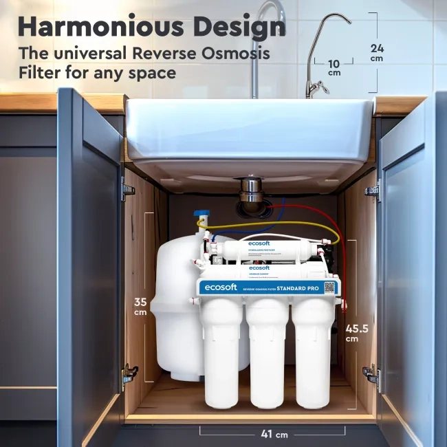 Ecosoft STANDARD PRO RO System with Pump