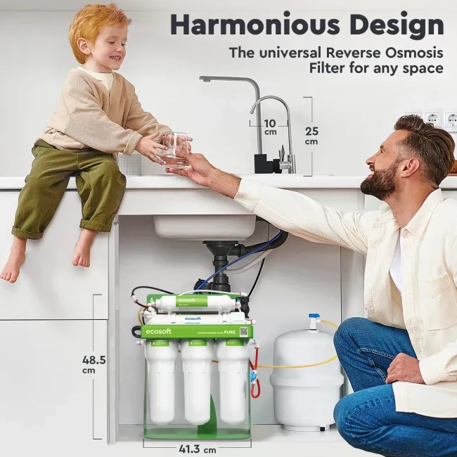 Ecosoft PURE Balance RO System with Pump