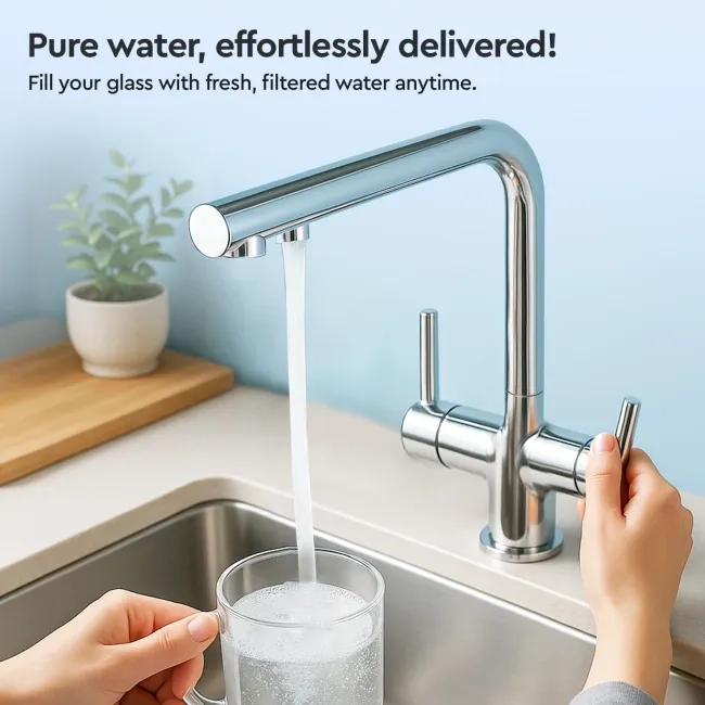 3 way tap kitchen drinking faucet