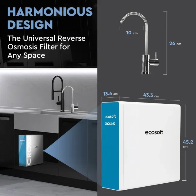 Ecosoft CROSS 60 Direct Flow RO System