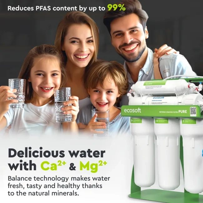 Ecosoft PURE Balance RO System with Pump