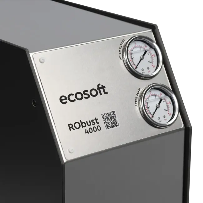Sistema ad osmosi inversa a flusso diretto Ecosoft RObust 4000