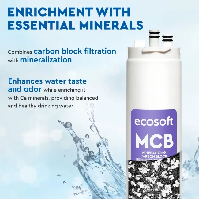 Ecosoft MCB carbon block & mineralizing postfilter for CROSS 90 Balance