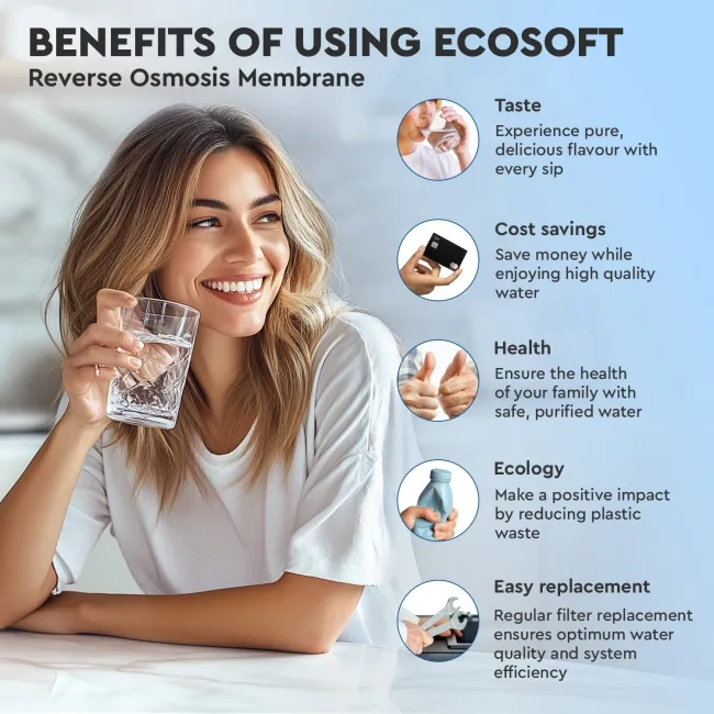 Ecosoft 50 GPD membrane element