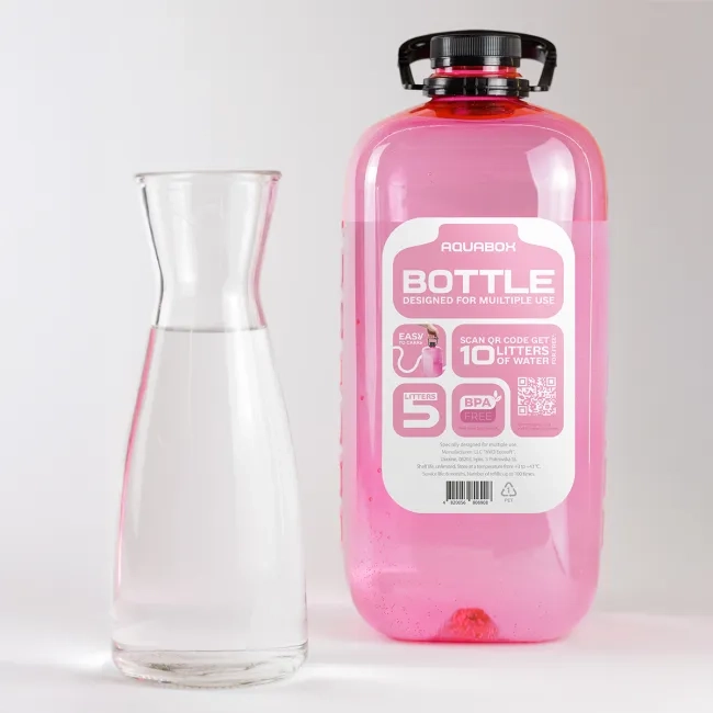 Botella de recarga Ecosoft AQUABOX