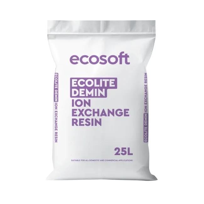 Ecosoft Ecolite Demin equilibrated mixed bed ion exchange resin 25 L