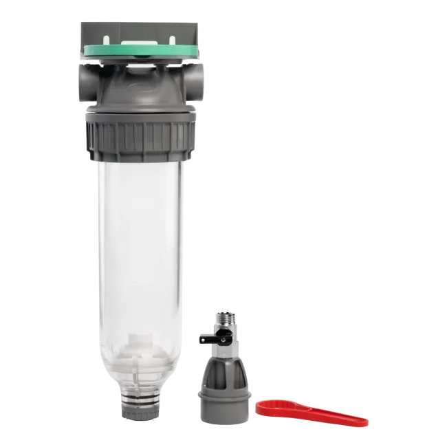 Buy Ecosoft 3P Grey Mono 10" water filter with venturi valve + drain ¾” 