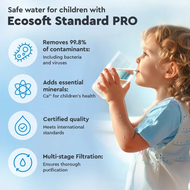 Ecosoft STANDARD PRO RO System with Pump