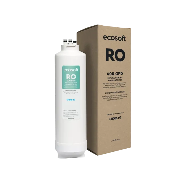Elemento a membrana Ecosoft 400 GPD per CROSS 60