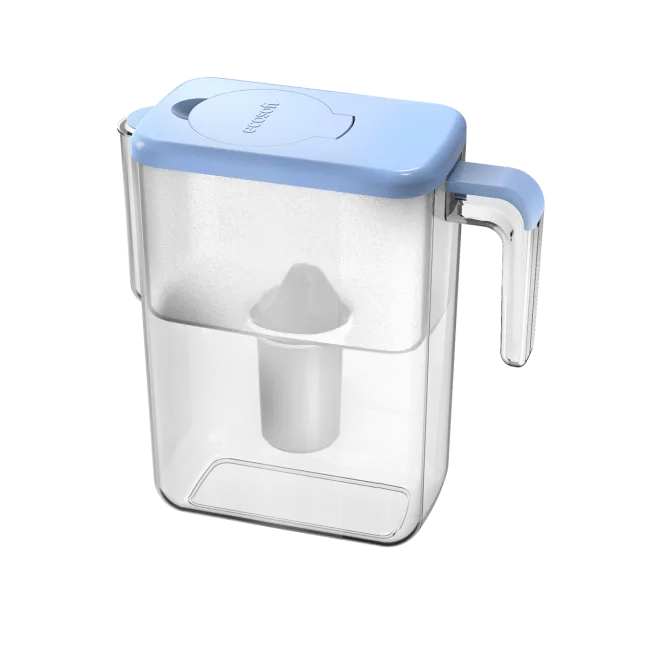 Slim Blue water filter jug